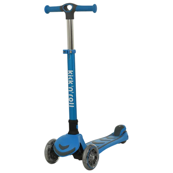 Trotinetă pentru copii cu trei roți Glamvers S6 (189248) 50 kg/ Blue photo 1