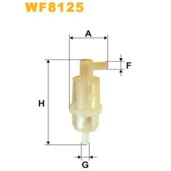Filtru combustibil Wix Filters WF8125 36 mm photo 4