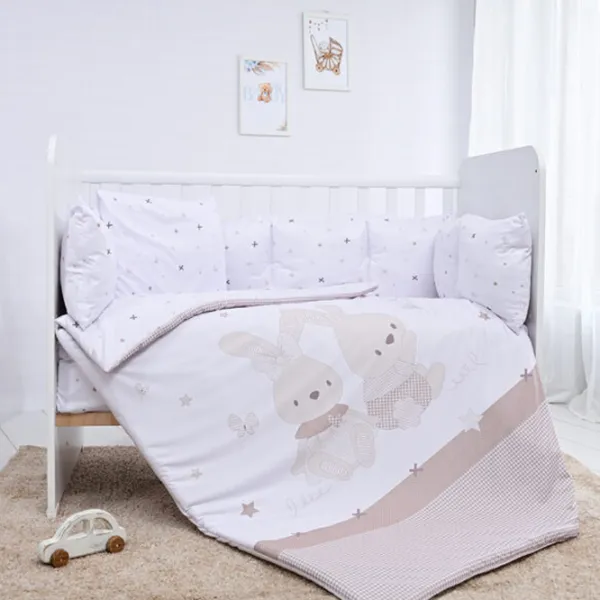 Детское постельное бельё Lorelli Lily Happy Friends (20800146501) Хлопок/ Бежевый Pink photo 1