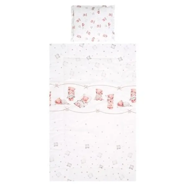 Детское постельное бельё Lorelli Cosy Bears & Pillows (10420016101) Хлопок/ Бежевый Pink photo 2 Детское постельное бельё Lorelli Cosy Bears & Pillows (10420016101) Хлопок/ Бежевый Pink photo 2
