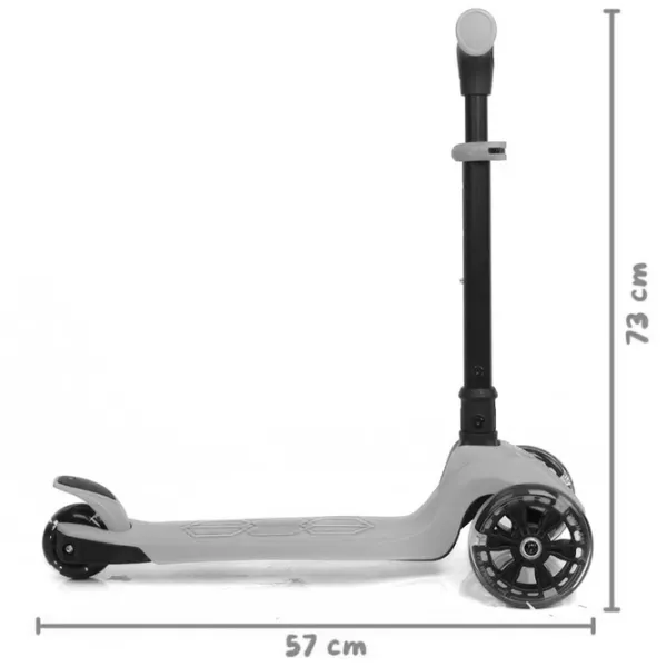 Trotinetă pentru copii cu trei roți Glamvers L5 (189132) 50 kg/ Black photo 5