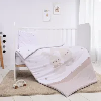 Детское постельное бельё Lorelli Cosy Honey Bunny (10420016501) Хлопок/ Бежевый Pink