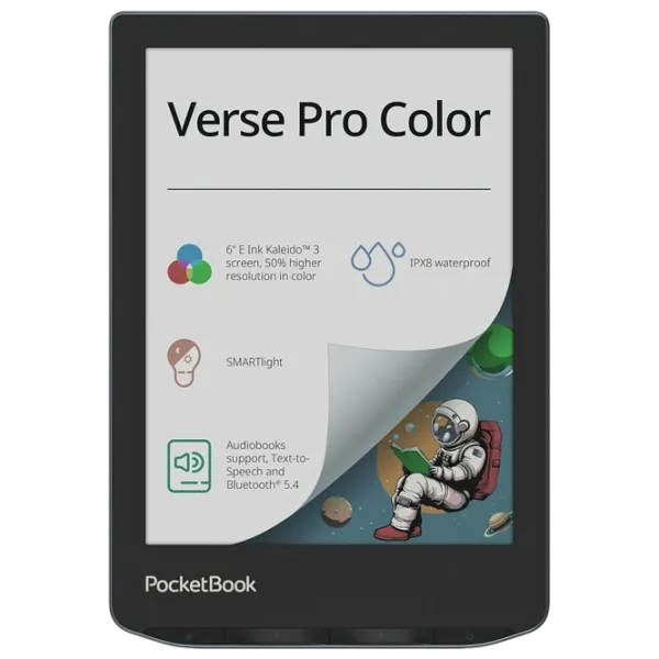 Carte electronică Pocketbook 634K3 Verse Pro Color 6" / E-Ink Kaleido 3 / 16 GB / Stormy photo 1