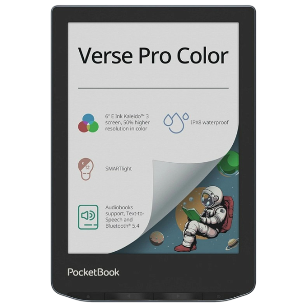 Carte electronică Pocketbook 634K3 Verse Pro Color 6" / E-Ink Kaleido 3 / 16 GB / Stormy photo 1
