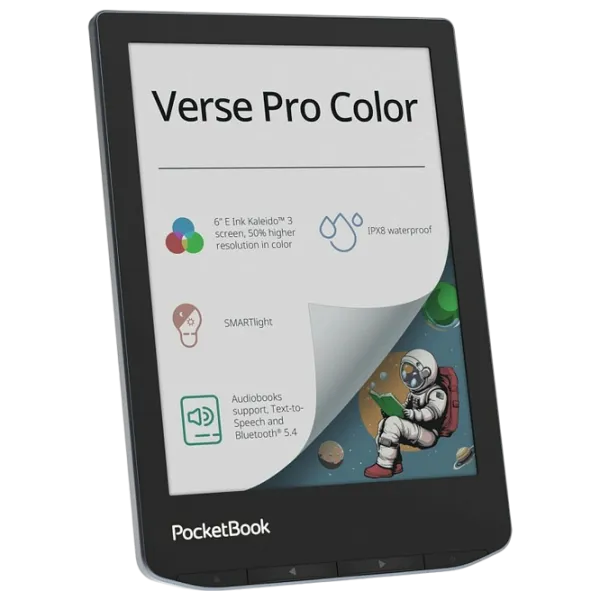 Carte electronică Pocketbook 634K3 Verse Pro Color 6" / E-Ink Kaleido 3 / 16 GB / Stormy photo 4