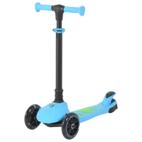 Trotinetă pentru copii cu trei roți Glamvers L5 (189149) 50 kg/ Blue