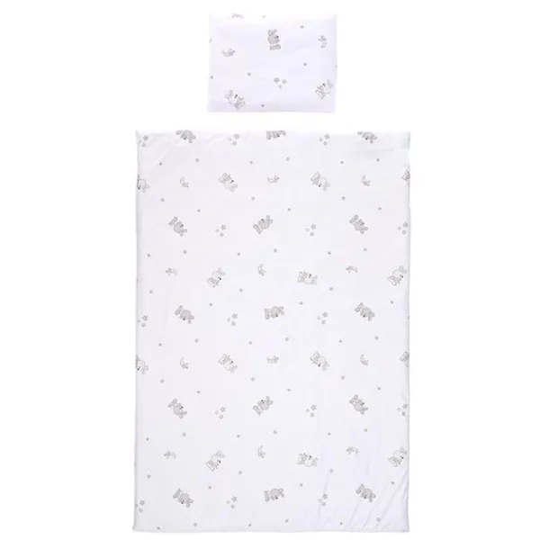 Детское постельное бельё Lorelli Cosy Little Rabbits (10420016601) Хлопок/ Серый White photo 2 Детское постельное бельё Lorelli Cosy Little Rabbits (10420016601) Хлопок/ Серый White photo 2