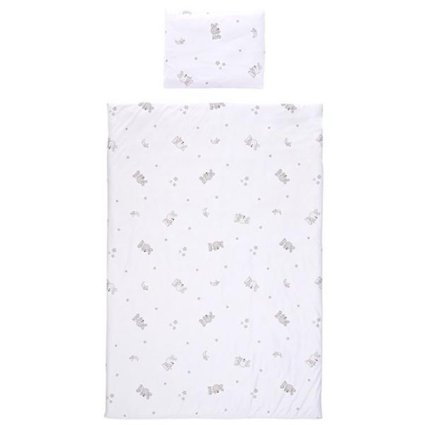 Детское постельное бельё Lorelli Cosy Little Rabbits (10420016601) Хлопок/ Серый White photo 2 Детское постельное бельё Lorelli Cosy Little Rabbits (10420016601) Хлопок/ Серый White photo 2