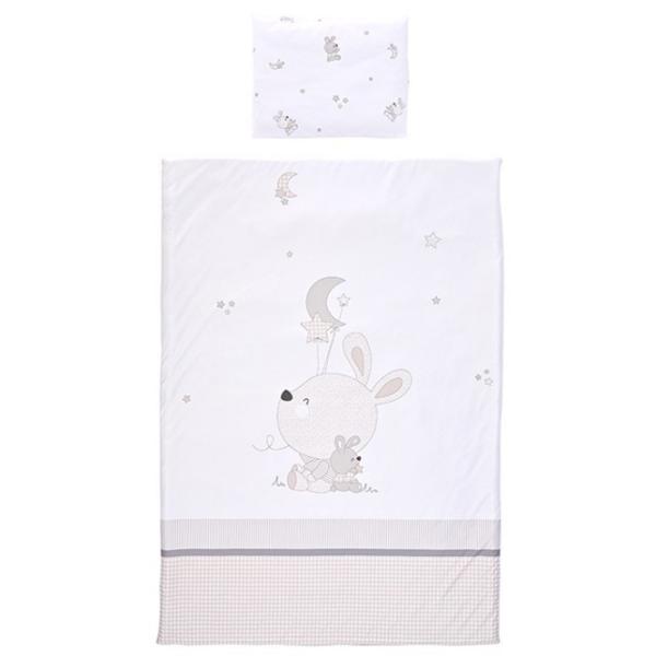 Детское постельное бельё Lorelli Cosy Little Rabbits (10420016601) Хлопок/ Серый White photo 3 Детское постельное бельё Lorelli Cosy Little Rabbits (10420016601) Хлопок/ Серый White photo 3