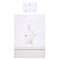 Детское постельное бельё Lorelli Cosy Little Rabbits (10420016601) Хлопок/ Серый White photo 3