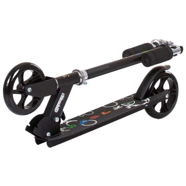 Детский двухколёсный самокат Chipolino Sharky (3800931055424) 100 кг/ Черный photo 4