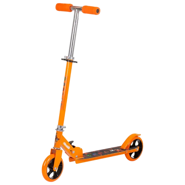 Детский двухколёсный самокат Chipolino Sharky (3800931055400) 100 кг/ Оранжевый photo 1