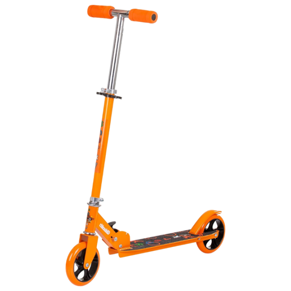 Детский двухколёсный самокат Chipolino Sharky (3800931055400) 100 кг/ Оранжевый photo 1