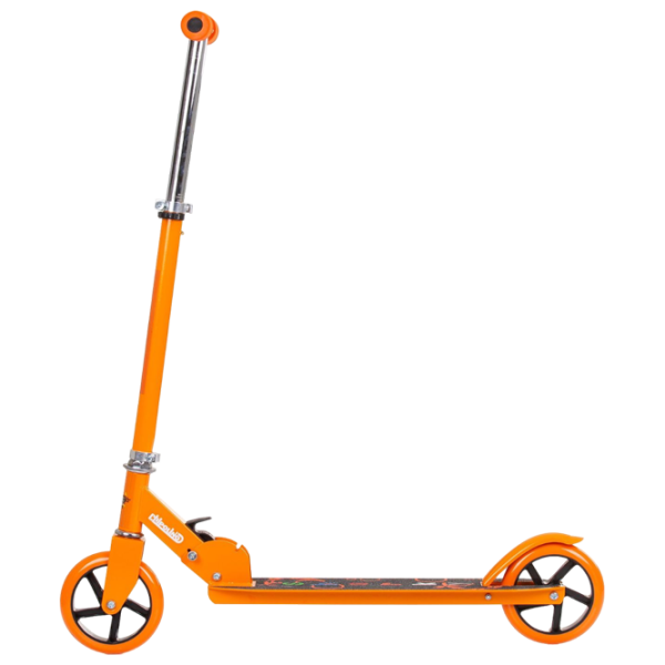 Детский двухколёсный самокат Chipolino Sharky (3800931055400) 100 кг/ Оранжевый photo 2