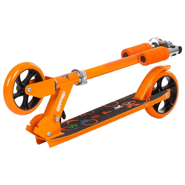 Детский двухколёсный самокат Chipolino Sharky (3800931055400) 100 кг/ Оранжевый photo 4