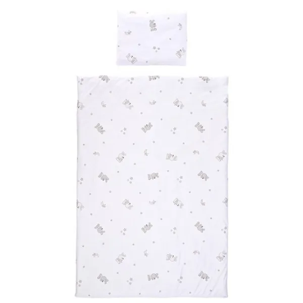Детское постельное бельё Lorelli Cosy Little Rabbits (10420066601) Хлопок/ Серый White photo 2 Детское постельное бельё Lorelli Cosy Little Rabbits (10420066601) Хлопок/ Серый White photo 2