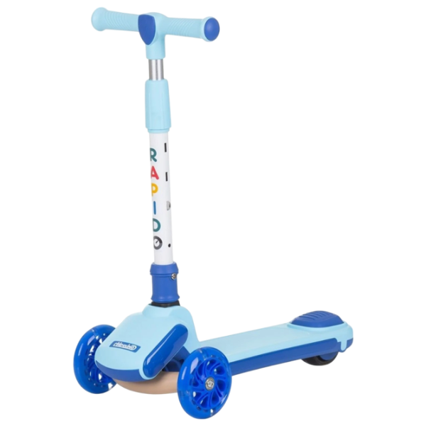 Детский трёхколёсный самокат Chipolino Rapido (DSRAP0241BL) 50 кг/ Синий photo 1