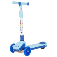 Детский трёхколёсный самокат Chipolino Rapido (DSRAP0241BL) 50 кг/ Синий