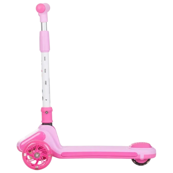 Trotinetă pentru copii cu trei roți Chipolino Rapido (DSRAP0243PI) 50 kg/ Pink photo 2