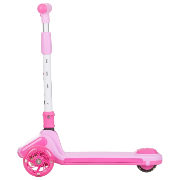 Trotinetă pentru copii cu trei roți Chipolino Rapido (DSRAP0243PI) 50 kg/ Pink photo 2