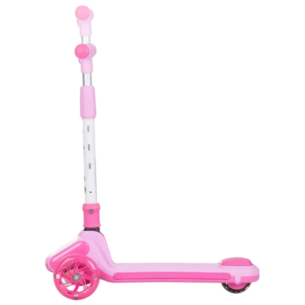 Trotinetă pentru copii cu trei roți Chipolino Rapido (DSRAP0243PI) 50 kg/ Pink photo 3