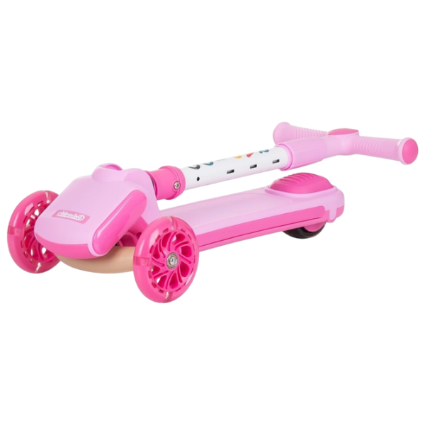 Trotinetă pentru copii cu trei roți Chipolino Rapido (DSRAP0243PI) 50 kg/ Pink photo 4