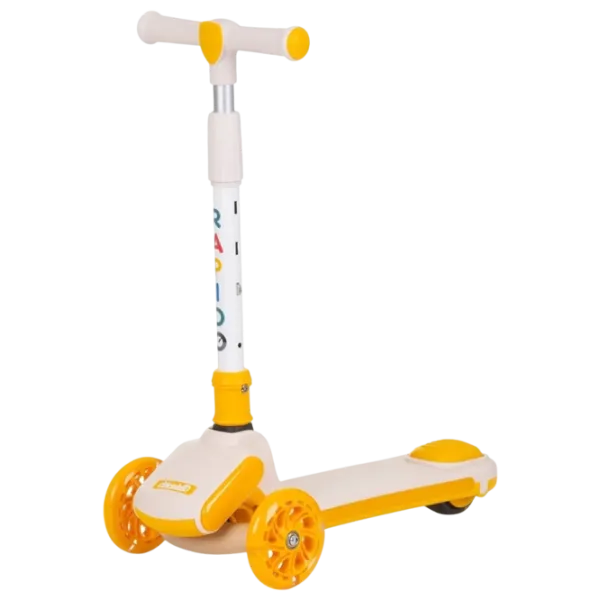 Детский трёхколёсный самокат Chipolino Rapido (DSRAP0244YE) 50 кг/ Желтый photo 1