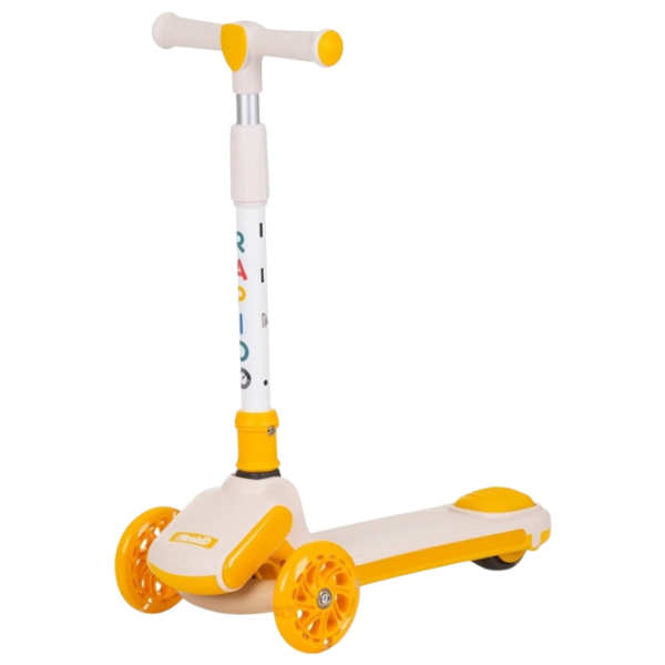 Детский трёхколёсный самокат Chipolino Rapido (DSRAP0244YE) 50 кг/ Желтый photo 1