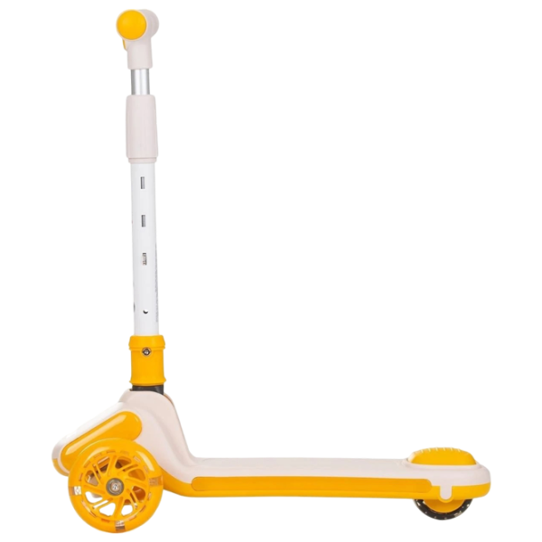 Детский трёхколёсный самокат Chipolino Rapido (DSRAP0244YE) 50 кг/ Желтый photo 2