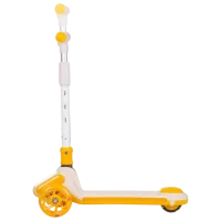 Trotinetă pentru copii cu trei roți Chipolino Rapido (DSRAP0244YE) 50 kg/ Yellow photo 3