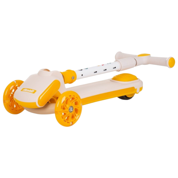 Детский трёхколёсный самокат Chipolino Rapido (DSRAP0244YE) 50 кг/ Желтый photo 4