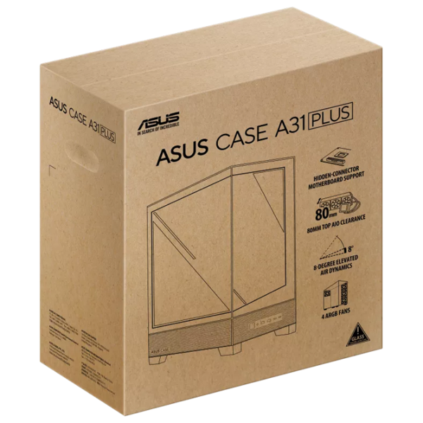 Корпус Asus A31 PLUS TG Mid Tower / Черный photo 14