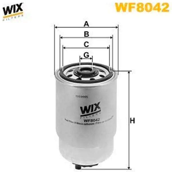 Filtru combustibil Wix Filters WF8042 85 mm photo 5