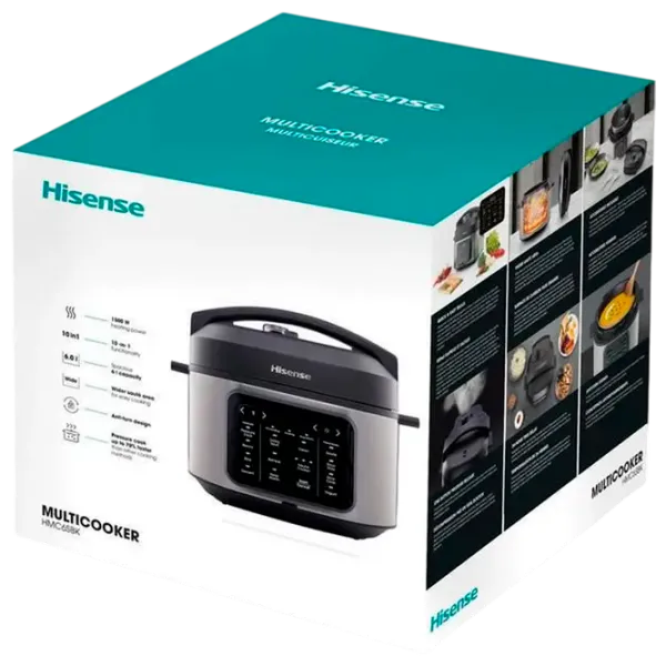 Мультиварка Hisense HMC6SBK 1500 Вт / Черный photo 2