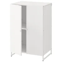 Шкаф пенал Ikea Jostein Напольная / Сталь / Белый