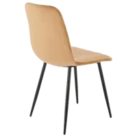 Кухонный стул AG K-525 Велюр/ Бежевый Черный photo 4