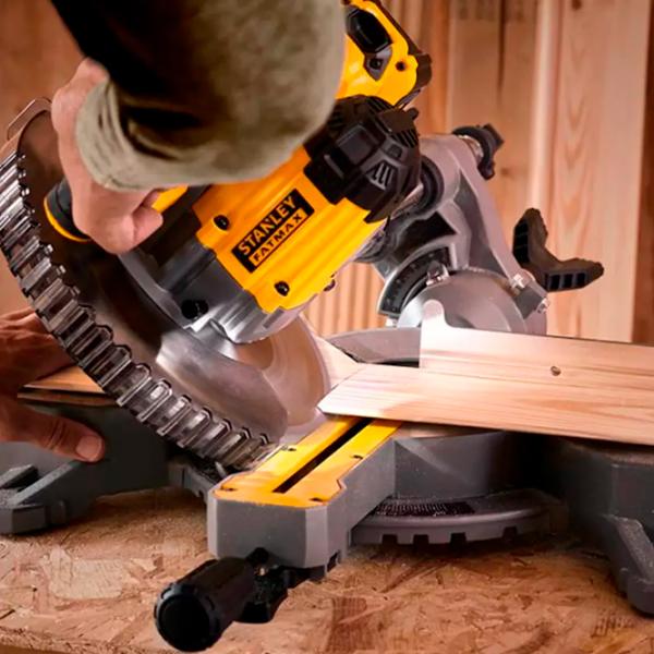 Fierăstrău pentru tăieri înclinate Stanley SFMCS701M1 216 mm / Yellow photo 8