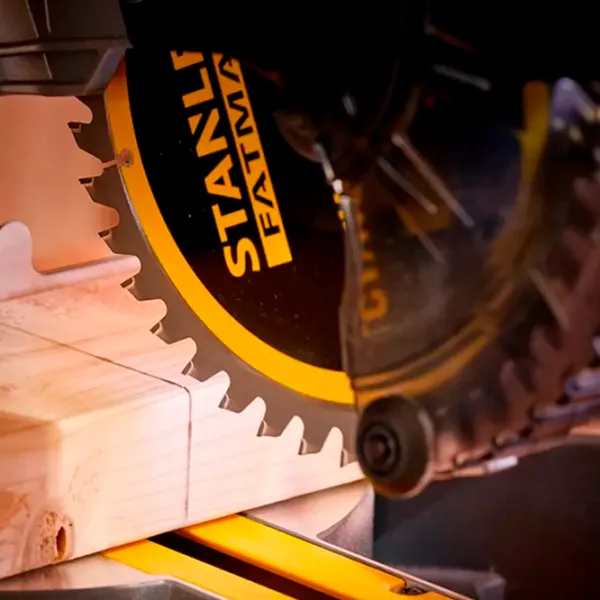 Fierăstrău pentru tăieri înclinate Stanley SFMCS701M1 216 mm / Yellow photo 9
