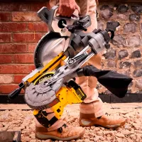 Fierăstrău pentru tăieri înclinate Stanley SFMCS701M1 216 mm / Yellow photo 11