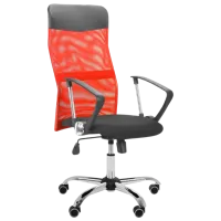 Офисный стул AG Ultra холст/ Красный Черный