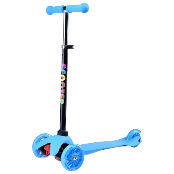 Детский трёхколёсный самокат 4Play Light (00-00841924) 40 кг/ Синий photo 1