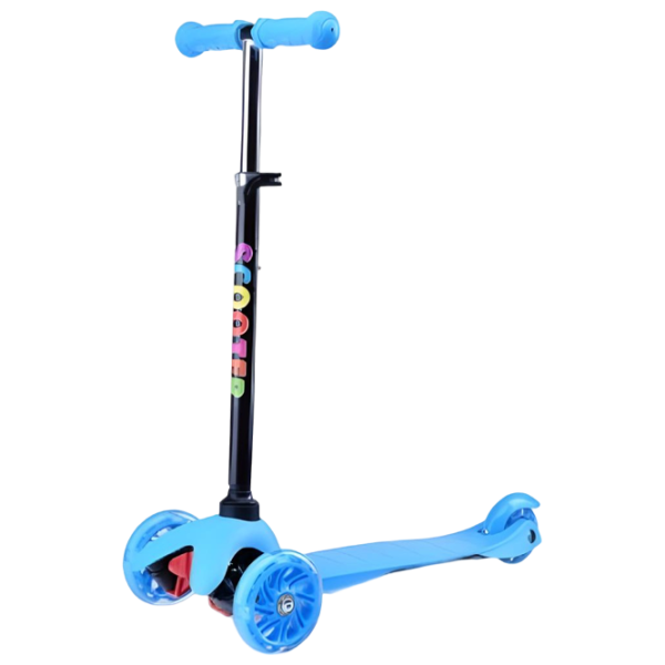 Детский трёхколёсный самокат 4Play Light (00-00841924) 40 кг/ Синий photo 1