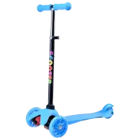 Trotinetă pentru copii cu trei roți 4Play Light (00-00841924) 40 kg/ Blue