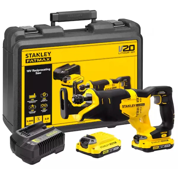 Fierăstrău sabie Stanley SFMCS300D2K  / Yellow photo 1