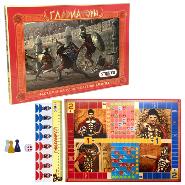 Настольная игра Strateg Gladiators 6+/ Стратегия photo 3