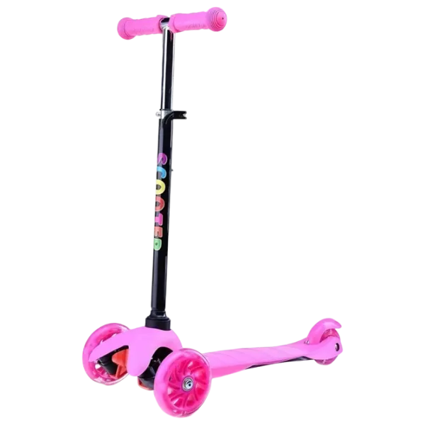 Детский трёхколёсный самокат 4Play Light (00-00841923) 40 кг/ Розовый photo 1 Детский трёхколёсный самокат 4Play Light (00-00841923) 40 кг/ Розовый photo 1