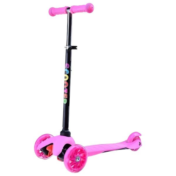 Детский трёхколёсный самокат 4Play Light (00-00841923) 40 кг/ Розовый photo 1 Детский трёхколёсный самокат 4Play Light (00-00841923) 40 кг/ Розовый photo 1
