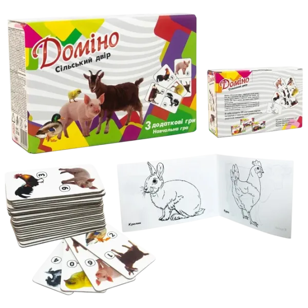 Настольная игра Strateg Domino 3+/ Домино photo 1