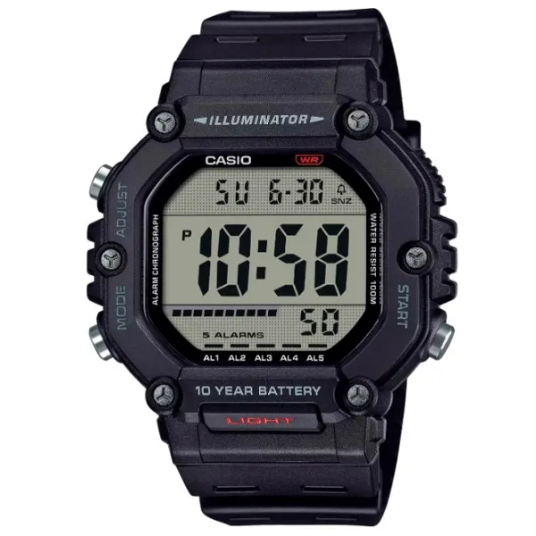 Наручные часы для мужчин Casio AE-1600H-1AVEF Кварцевый / 53 x 50 мм photo 1