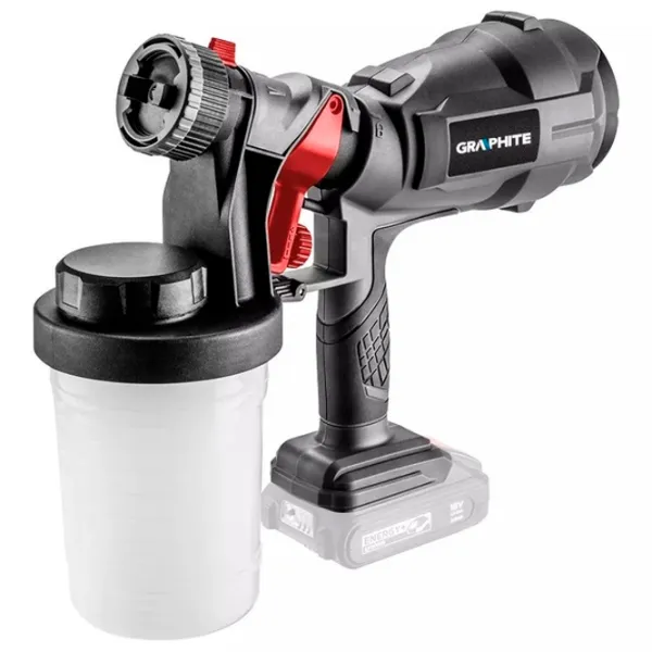 Aerograf Graphite 58GE103 0.9 l/ Gray photo 1